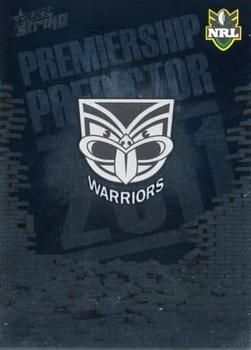 2011 NRL Strike - Premiership Predictors 2011 #PP15 New Zealand Warriors Front